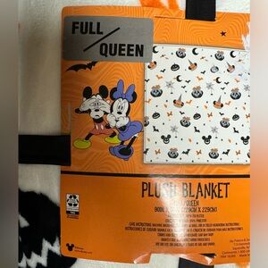 Disney Halloween Plush Blanket Full/Queen Size